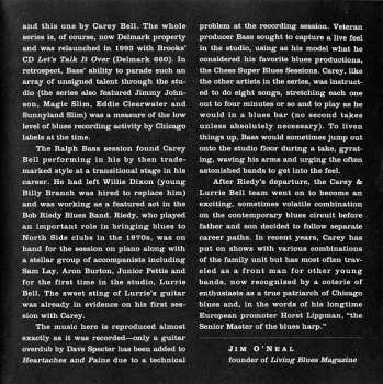 CD Carey Bell: Heartaches And Pain