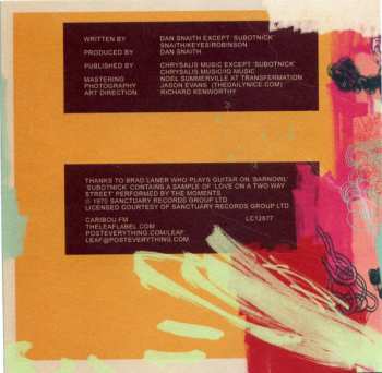 CD Caribou: The Milk Of Human Kindness