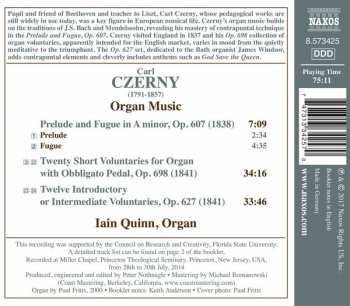 CD Carl Czerny: Organ Music