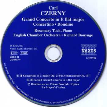 CD English Chamber Orchestra: Second Grand Concerto in E Flat Major (Concertino · Rondino)