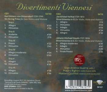 2CD Johann Baptist Vanhal: Divertimenti Viennesi