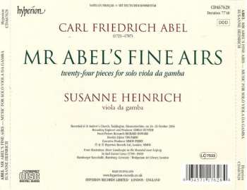 CD Carl Friedrich Abel: Mr Abel's Fine Airs