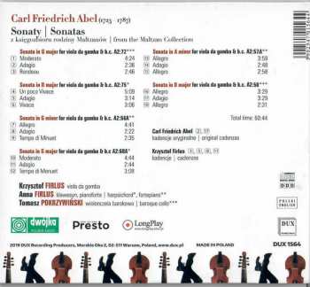 CD Carl Friedrich Abel: Sonatas From The Maltzan Collection