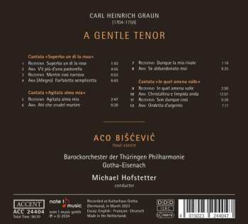 CD Carl Heinrich Graun: A Gentle Tenor