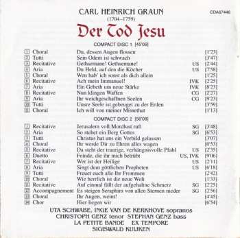 2CD Sigiswald Kuijken: Der Tod Jesu – Passion Cantata