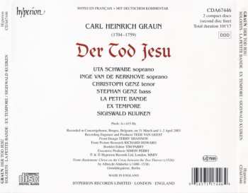 2CD Sigiswald Kuijken: Der Tod Jesu – Passion Cantata