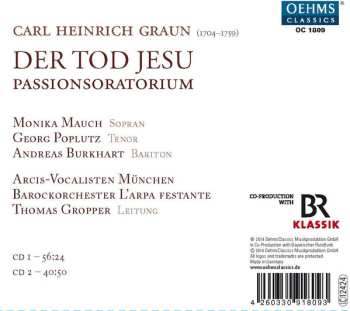 2CD Carl Heinrich Graun: Der Tod Jesu - Passion Cantata  