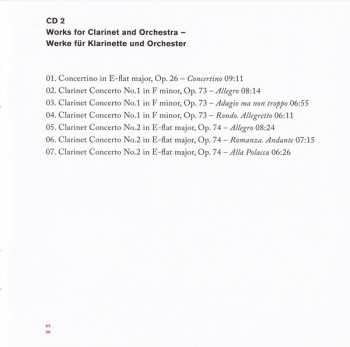 2CD Carl Maria von Weber: Complete Works For Clarinet