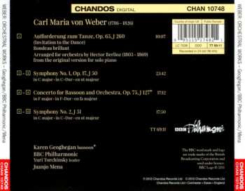CD Carl Maria von Weber: Orchestral Works