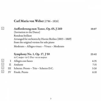 CD Carl Maria von Weber: Orchestral Works
