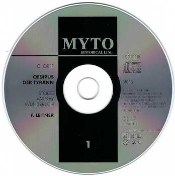 CD Carl Orff: Oedipus Der Tyrann