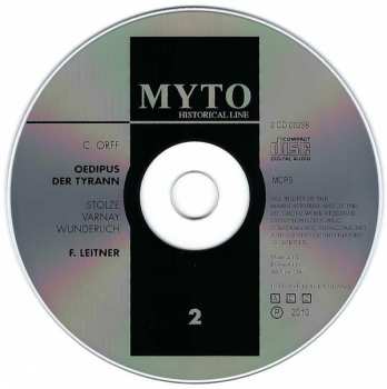 CD Carl Orff: Oedipus Der Tyrann