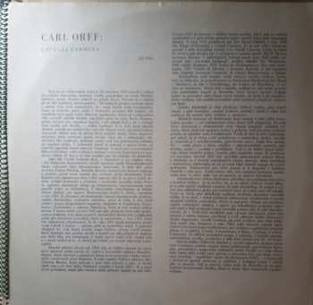 LP Carl Orff: Catulli Carmina