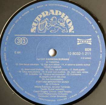 LP Carl Orff: Carmina Burana