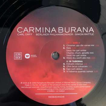 2LP Berliner Philharmoniker: Carmina Burana