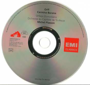 CD Carl Orff: Carmina Burana