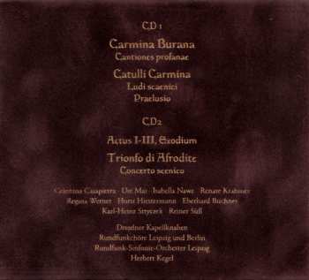 2CD Carl Orff: Carmina Burana / Catulli Carmina / Trionfo Di Afrodite