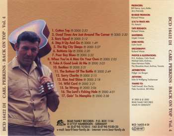 4CD/Doos Carl Perkins: Back On Top