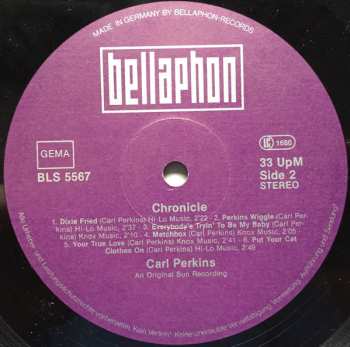 2LP Carl Perkins: Chronicle