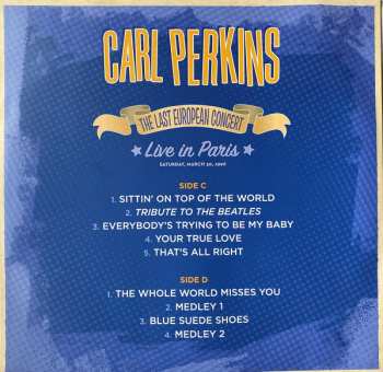2LP/SP Carl Perkins: Live In Paris LTD | CLR