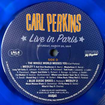 2LP/SP Carl Perkins: Live In Paris LTD | CLR