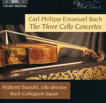 CD Carl Philipp Emanuel Bach: The Three Cello Concertos