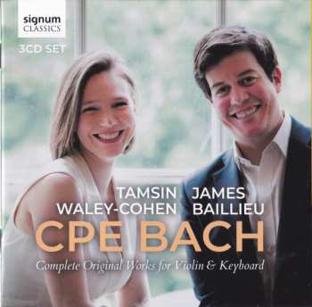 3CD Carl Philipp Emanuel Bach: Complete Original Works For Violin & Keyboard