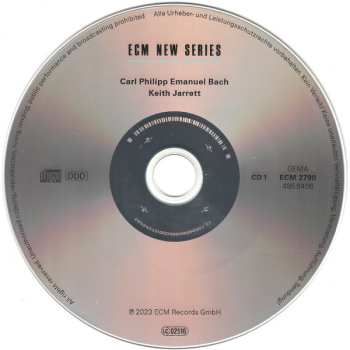 2CD Keith Jarrett: Carl Philipp Emanuel Bach