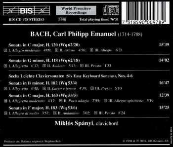 CD Carl Philipp Emanuel Bach: 'Leichte Sonaten' II