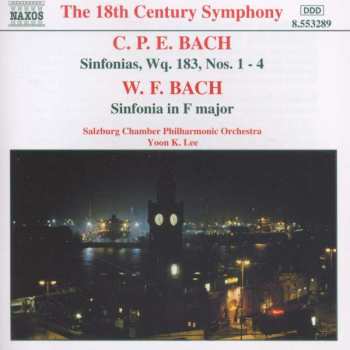 Album Wilhelm Friedemann Bach: Sinfonias Wq. 183, Nos. 1 - 4 / Sinfonia In F Major
