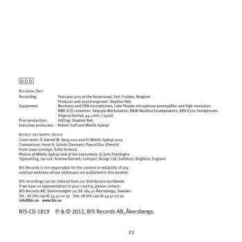 CD Carl Philipp Emanuel Bach: Sonatas From 1740‎–47