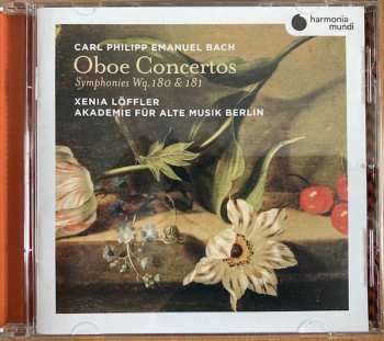 CD Carl Philipp Emanuel Bach: Oboe Concertos, Symphonies Wq. 180 & 181