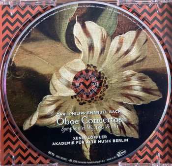 CD Carl Philipp Emanuel Bach: Oboe Concertos, Symphonies Wq. 180 & 181