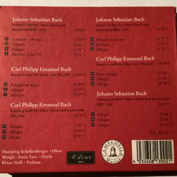 CD Johann Sebastian Bach: Sonaten