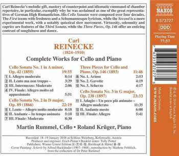 CD Carl Reinecke: Complete Works For Cello And Piano