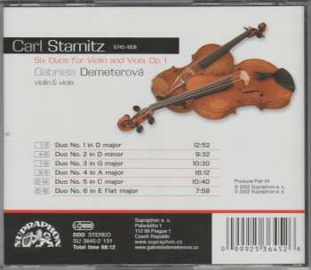 CD Gabriela Demeterová: Six Duos For Violin And Viola