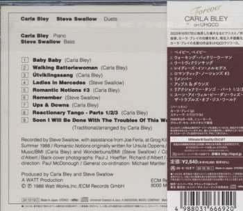 CD Steve Swallow: Duets LTD