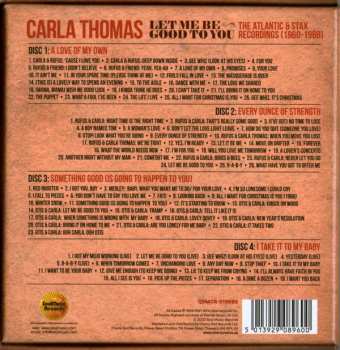 4CD/Doos Carla Thomas: Let Me Be Good To You (The Atlantic & Stax Recordings 1960-1968)