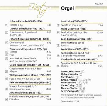 CD Helmut Walcha: Best Of Orgel