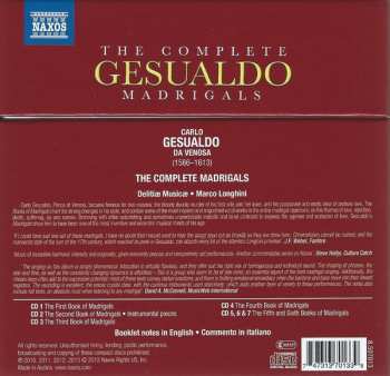 7CD/Doos Carlo Gesualdo: The Complete Madrigals
