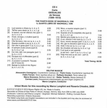 7CD/Doos Carlo Gesualdo: The Complete Madrigals