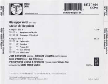 2CD Giuseppe Verdi: Messa Da Requiem