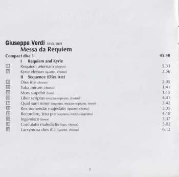 2CD Giuseppe Verdi: Messa Da Requiem