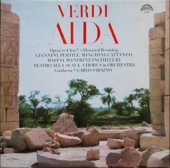 3LP/Doos Orchestra Del Teatro Alla Scala: Aida (Opera In 4 Acts, Historical Recording) (3xLP + BOX + BOOKLET)