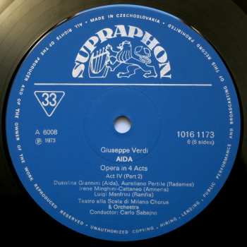3LP/Doos Orchestra Del Teatro Alla Scala: Aida (Opera In 4 Acts, Historical Recording) (3xLP + BOX + BOOKLET)