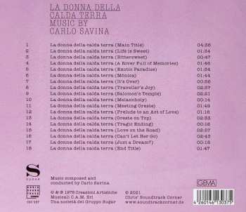 CD Carlo Savina:  La Donna Della Calda Terra