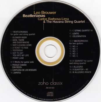 CD Carlos Barbosa-Lima: Leo Brouwer: Beatlerianas