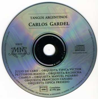 CD Carlos Gardel: Tangos Argentinos 