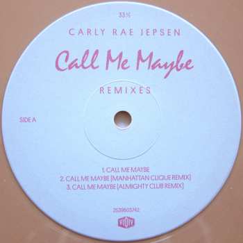 LP Carly Rae Jepsen: Call Me Maybe (Remixes) CLR
