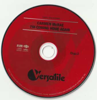 2CD Carmen McRae: I'm Coming Home Again LTD | DIGI